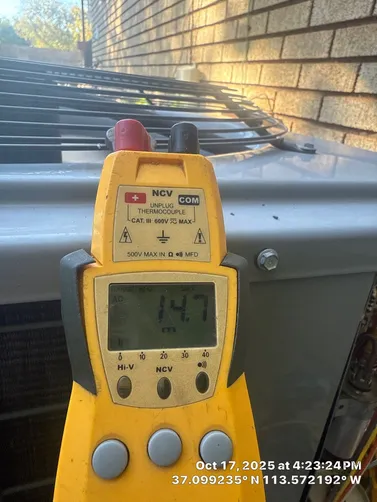 photo at St George, UT on Oct 17, 2025: A standard heat pump service was performed to ensure optimal functioning and efficiency. We conduct