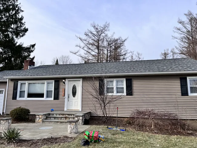 I took before pictures and after
I installed a new architectural shingle
Re-flashed chimney with lead