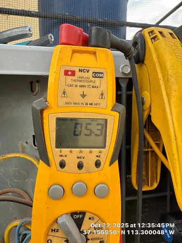 photo at Hurricane, UT on Oct 22, 2025: A routine maintenance of the AC and furnace system was performed to ensure optimal performance. Der