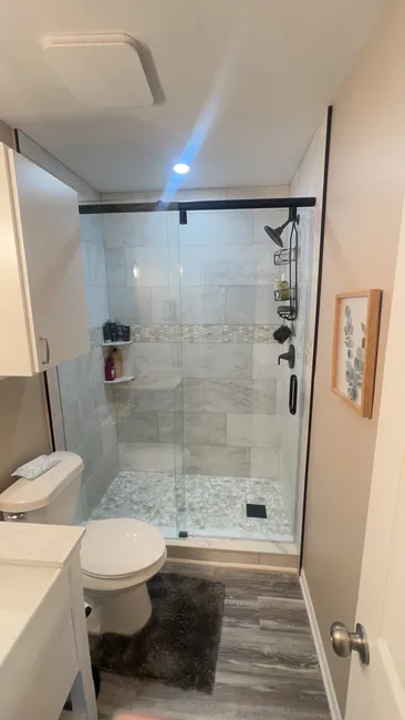 Shower Glass Door Install