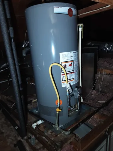 photo at Spring, TX on Nov 05, 2025: When the water heater failed to operate properly, we addressed the issue by fixing the connections 