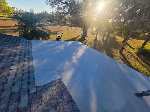 Flat Roof Install On New Build