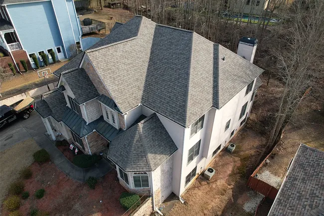 Another happy customer! We got this roof bought and paid for in full by USAA. Shingles - Owens Corning (Duration) - Driftwood
