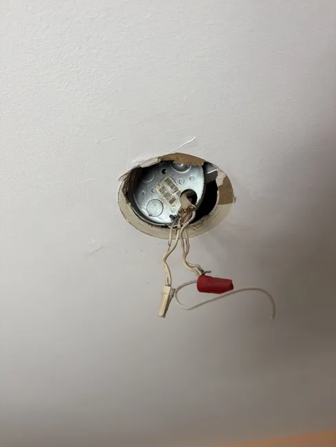 Install Customer Supplied Ceiling Fan