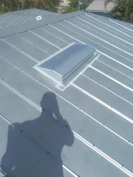 Off Ridge Vent Install And Metal Roof Repairs