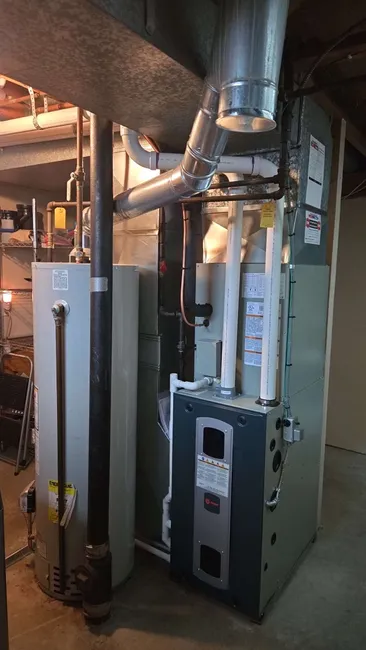 An outdated system was replaced with a cutting-edge Trane furnace and AC, ensuring optimal comfort and efficiency.