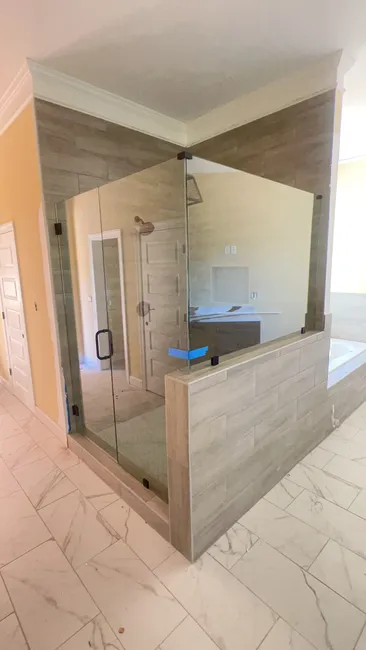 Glass Shower Door Install