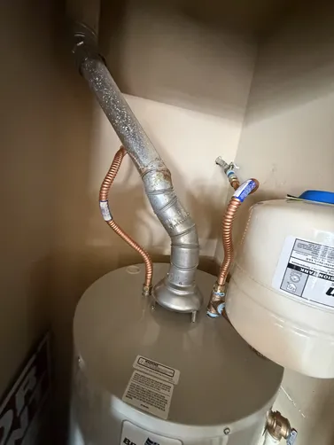 photo at Owasso, OK on Jul 13, 2026: A water heater replacement was needed to improve the home's efficiency. We removed the old unit and photo at Owasso, OK on Jul 13, 2026: A water heater replacement was needed to improve the home's efficiency. We removed the old unit and