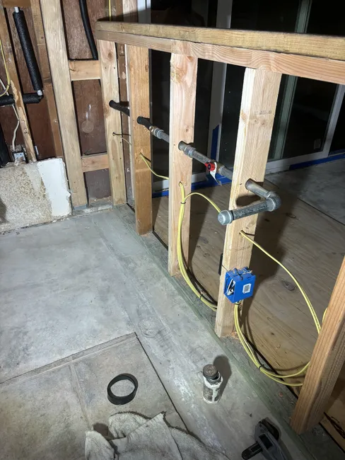 Water System Repipe & Gas Line Install