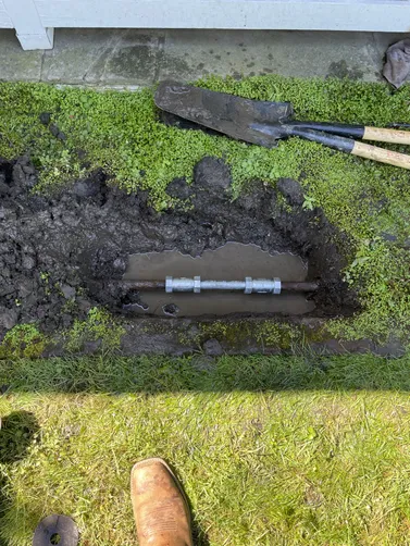 photo at Sombro Lafayette, CA on May 12, 2026: A leak was discovered on the water main line, causing concern for potential water damage. We swiftl