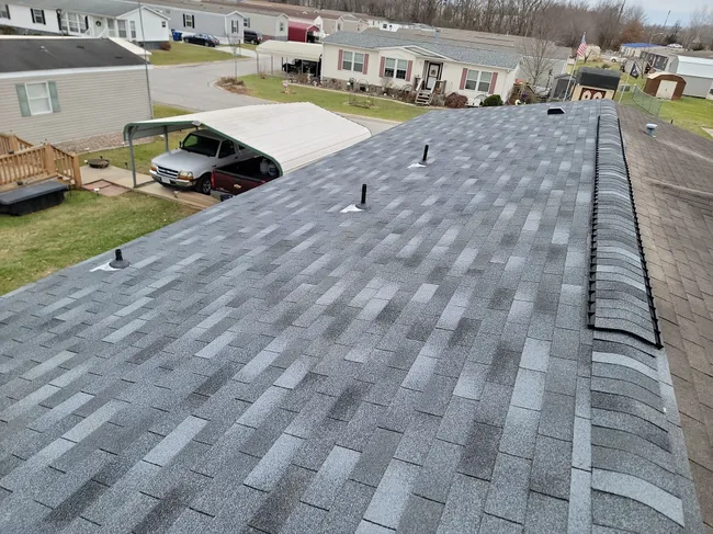 Urgent repairs to a damaged roof slope included a partial replacement and new sheathing for lasting protection.