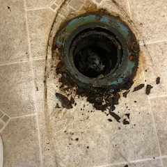 photo at Pleasant Hill, CA on Apr 10, 2026: A leaking toilet at the base can lead to significant issues, so we promptly addressed this problem 