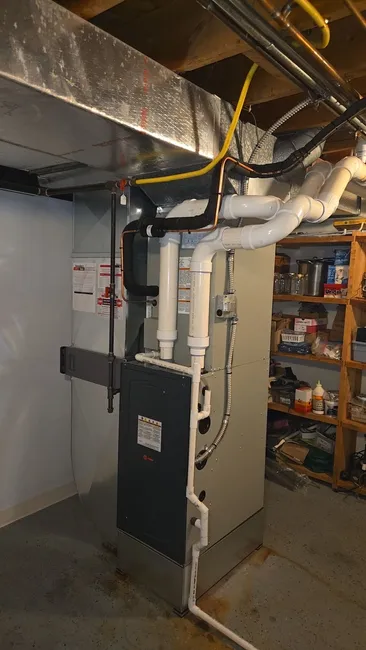 Upgraded an outdated AC unit to a new Trane system, enhancing comfort and air quality with smart technology.