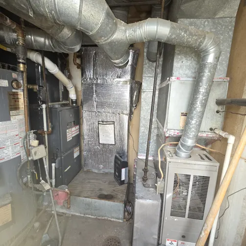 photo at Wichita, KS on Aug 19, 2026: The inspection of the motel lobby and attached apartment revealed two HVAC units located outside in photo at Wichita, KS on Aug 19, 2026: The inspection of the motel lobby and attached apartment revealed two HVAC units located outside in