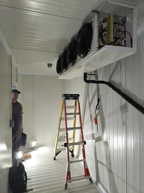 Storage Walk-in Freezer Installation