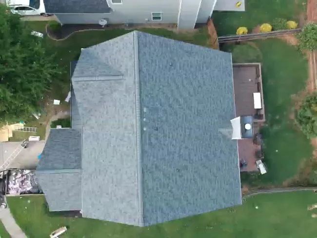 Roof Replacement in Woodstock Georgia. We used Owens Corning Architectural Shingles here.