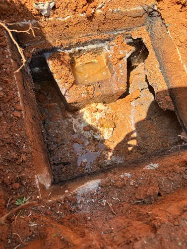 photo at Whitleyville, TN on Jun 30, 2026: A thick septic tank required attention after being in use for over 20 years. We dug to locate the s photo at Whitleyville, TN on Jun 30, 2026: A thick septic tank required attention after being in use for over 20 years. We dug to locate the s