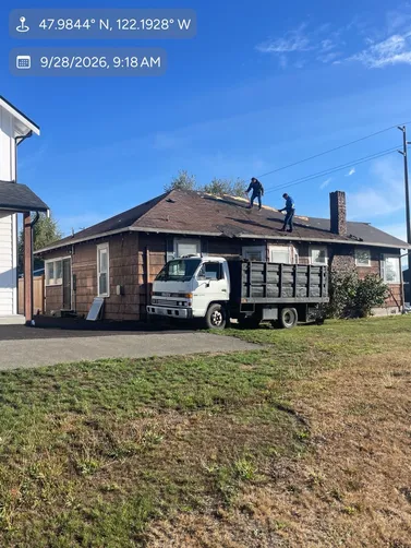 photo at Everett, WA on Aug 10, 2026: A lead for roofing services was addressed in Everett. We evaluated the requirements and developed a