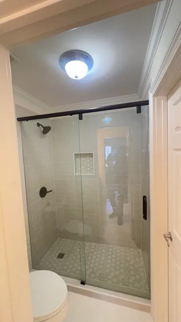 Shower Glass Door Install