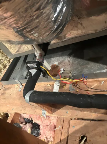 photo at Houston, TX on Dec 03, 2025: A clogged condensate line was identified as the source of the issue affecting the system's performa