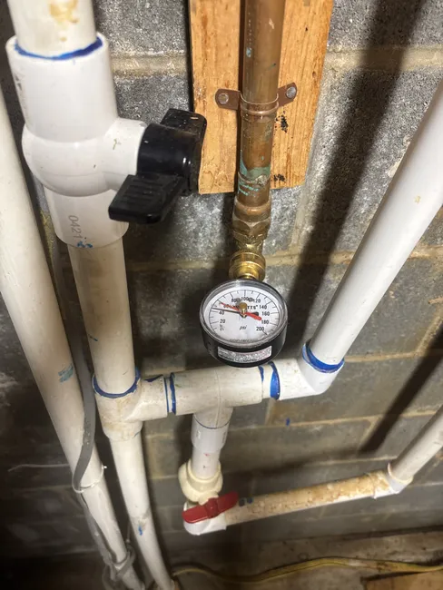 Repiped To Eliminate Well Water And Eliminated Pressure Reducing Valve
