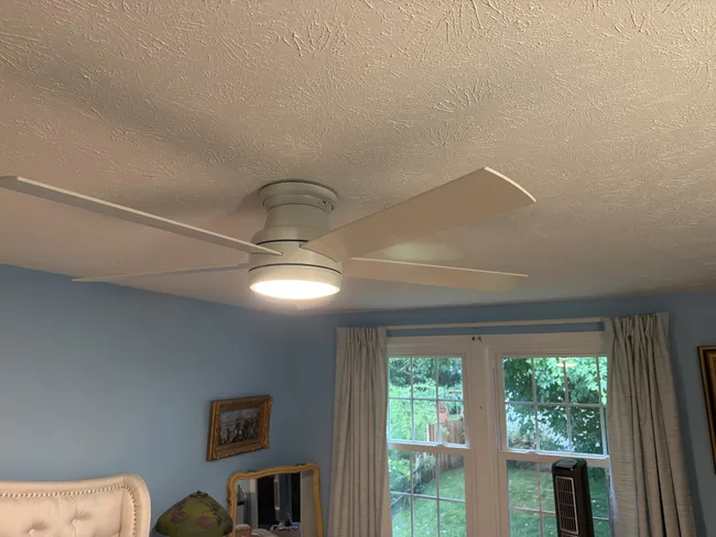 Master Bedroom Ceiling Fan Installation
