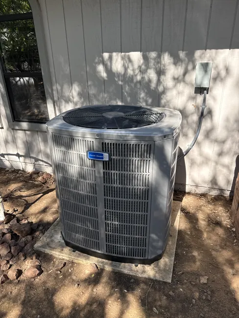 Vitaliy restored the AC system at a residential home, ensuring reliable cooling for ultimate comfort.