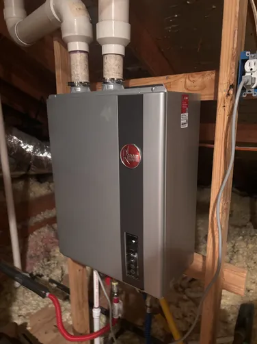 photo at Houston, TX on Dec 03, 2025: A clogged condensate line was identified as the source of the issue affecting the system's performa