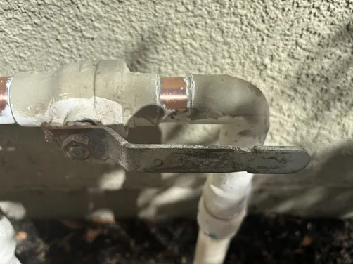 photo at Lafayette, CA on Oct 23, 2025: A stuck ball valve can lead to significant plumbing issues, so we replaced the problematic valve to