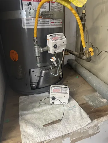 photo at Martinez, CA on Apr 14, 2026: The water heater had been displaying an error code, resulting in a complete loss of hot water. We p