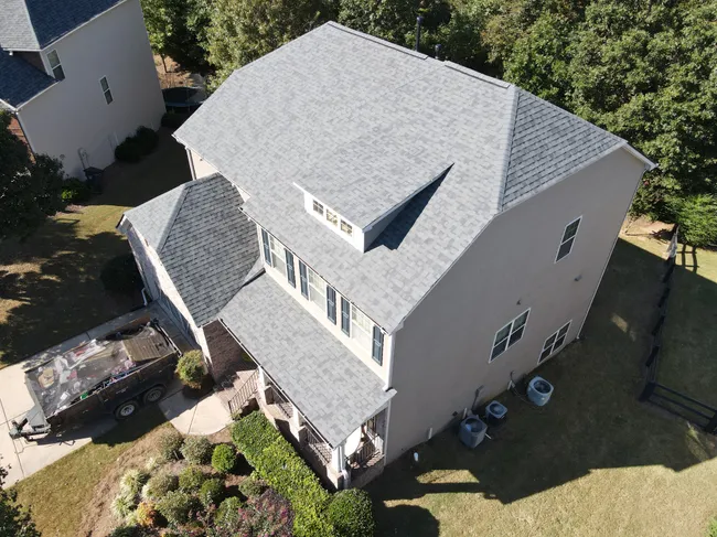 We installed this new roof for our customer, increasing the value of their home and fixing any and all issues with the roof.  They were very satisfied with the work we provided.