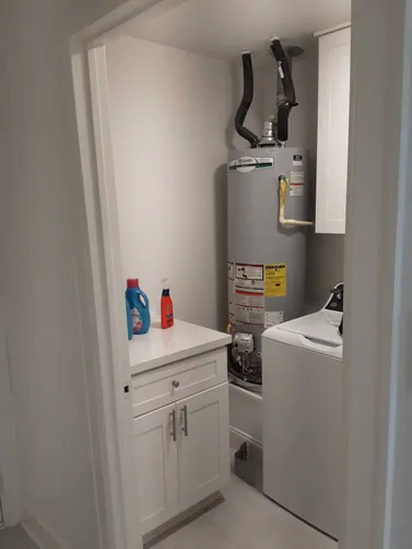 photo at Houston, TX on Dec 15, 2025: The water heater was not functioning properly due to issues with the temperature sensor and the con