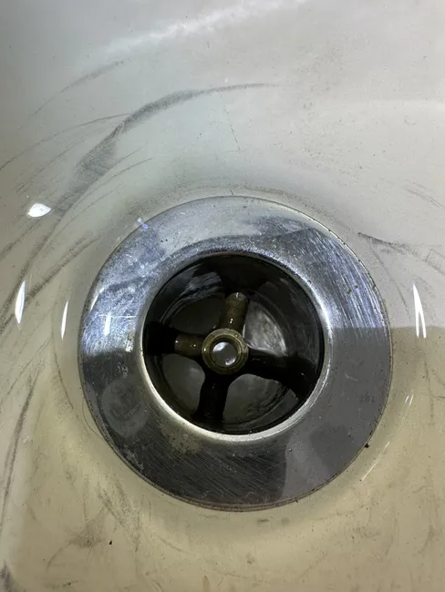 We restored proper drainage by efficiently removing hair from a clogged sink, ensuring smooth water flow.