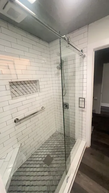 Shower Glass Door Install