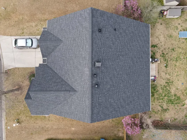 Local roof we repaired and replaced in Cumming. We used Owens Corning Tru Definition Architectural Shingles on this build.