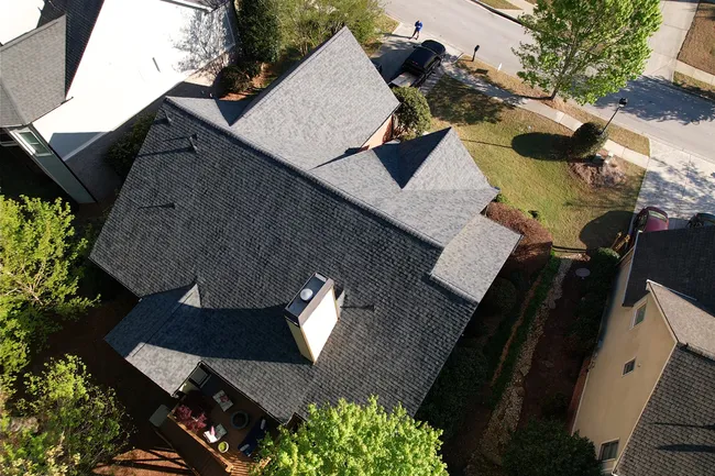 Another happy customer! We got Diane a full roof replacement paid in full by State Farm. Shingles - Owens Corning (Duration) - Estate Gray (color)