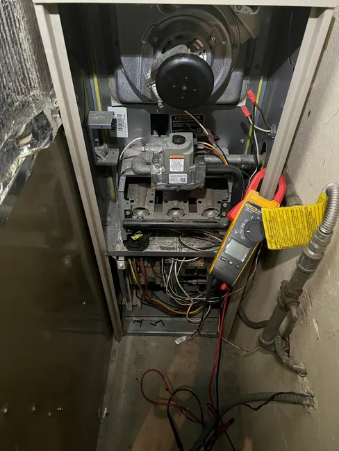 Client reported system not started. Found blockage on inducer motor. System works after repair.