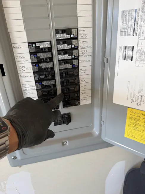 Addressing tripping breakers and smoke detector issues, we optimized the electrical system for safety and reliability.