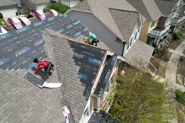 Insurance Claim Paid Roof Replacement. Only out of pocket cost to client is the deductible.