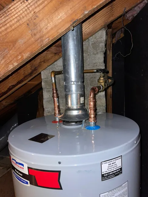 In Sherwood Forest, a 40-gallon gas water heater was expertly replaced, ensuring reliable hot water for our valued repeat customer.