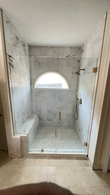Shower Glass Door Install