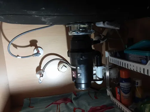 photo at Humble, TX on Nov 10, 2025: A leaking kitchen faucet was identified, prompting us to assess the connections and gaskets. We car