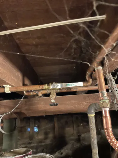 photo at Martinez, CA on Mar 24, 2026: A rusty old gate valve was causing issues in the plumbing system. We replaced it with a reliable ne
