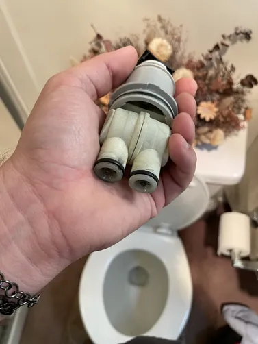 photo at Walnut Creek, CA on Apr 14, 2026: The leaking shower cartridge was causing water damage and needed urgent attention. We replaced the 
