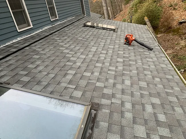 Roof replacement off ridge vent install