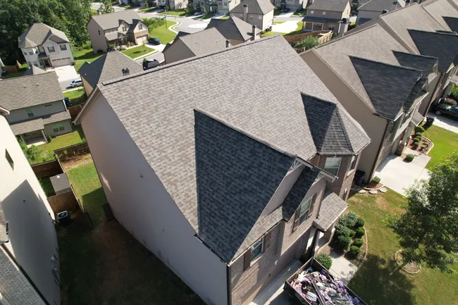 Roof Replacement. Owens Corning Architectural Shingle in Driftwood.
