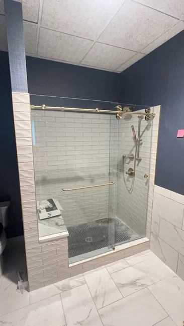 Shower Glass Door Install