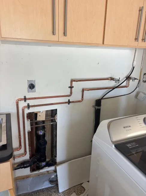 A new lavatory sink was expertly installed along with updated plumbing to enhance functionality and water pressure.