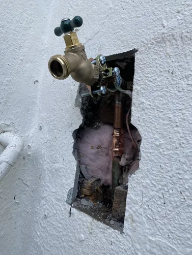 photo at Concord, CA on Mar 28, 2026: A broken hose bib in the backyard was causing issues for the homeowner. We promptly repaired the da