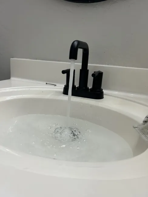 Scott Nixon efficiently installed a new lavatory faucet, providing the homeowner with a reliable and stylish upgrade.